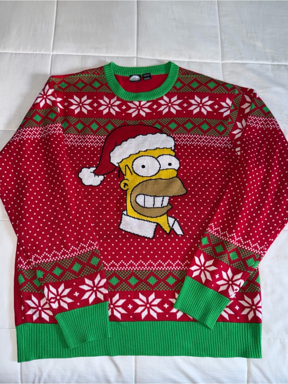 The Simpson’s- Homer Simpson Christmas Sweater - Large